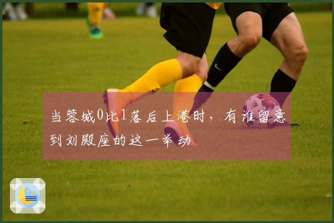 当蓉城0比1落后上港时，有谁留意到刘殿座的这一举动